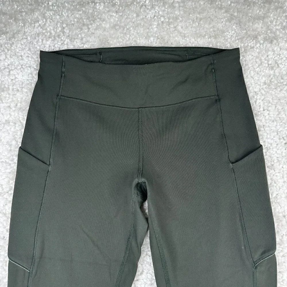 Lululemon Speed Up Crop Pockets Evergreen - Picture 9 of 15
